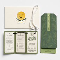 Impression personnalisée étiquettes volantes en carton vert pour vêtements étiquette en papier personnalisée avec logo personnalisé