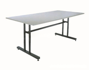 Nouvelle table pliante en acier pour salle de lecture scolaire moderne, bureau d'étudiant, idéale pour hôpitaux et hôtels - Product Image 2