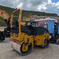 Rouleau compresseur à double tambour puissant STR50C-8K 4,5T avec moteur diesel de 36 kW pour l'entretien et les travaux de construction à petite échelle