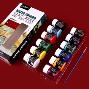 Xin Bowen 25ml 12 Colors Artist Paint New Design Acrylic Colour Bottle Packing High Quality Acrylic Paint For Art Painting