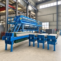 Nouvelle presse à membrane automatique haute pression, 10 bars, matériau PP, garantie 1 an, pour le traitement des eaux usées et des boues