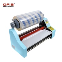 Plastifieuse à rouleaux chauffée A3 V360AV360B avec support de film à hauteur réglable, contrôle 9 vitesses ; Plastifieuse photo électrique compacte pour le bureau