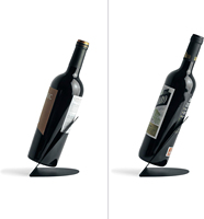 Support de Bouteilles en Métal pour Cuisine et Maison, Organisateur Autonome pour Bouteilles de Vin et d'Eau, Étagère de Rangement pour Réfrigérateur, Garde-Manger, Bar, Hôtel