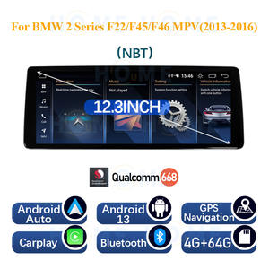 Autoradio con Carplay e Android Auto per <span class=keywords><strong>BMW</strong></span> Serie 1/2 F20 F21 F22 F23 F45 2011-2018, Android 13, Navigazione GPS 12.3'' - Product Image 5