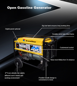 Generador de Gasolina de 6500w con Enfriamiento por Aire, 15hp, Tipo Astra, Generador de Gasolina Coreano - Product Image 6