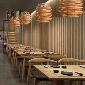Rattan Chandelier Round E27 Led <b>Light</b> For Restaurant Living Room Bedroom Handmade Bamboo Pendant Lamp - Product Image 1