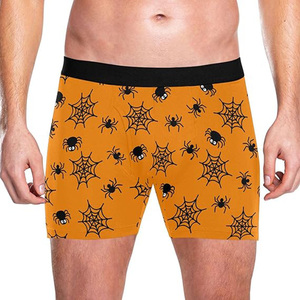 Biancheria intima da uomo dai colori vivaci non sbiadisce mai da uomo Boxer alti elastici senza cavalcare biancheria intima per adulti comodo Boxer corto - Product Image 2