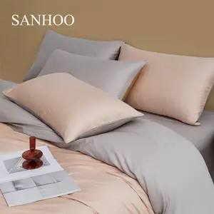 SANHOO – ensembles de literie d'hôtel de Style Simple, fabrication d'usine, couleur unie, King Size, Collections