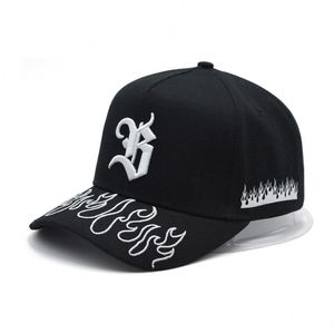 Gorras de Béisbol Deportivas de Algodón con Bordado Personalizado, Unisex, Apilables, con Etiqueta Privada, de Fieltro y Lino, con Logotipo - Product Image 3