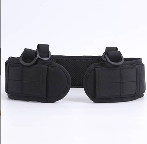 DFB1206 Ceinture tactique de combat camouflage pour console, fine, avec plateforme Molle et bretelles détachables, dotée de 4 anneaux en D - Product Image 4