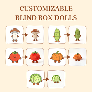 Peluche personnalisée en boîte mystère, jouet de collection, personnage en peluche sur mesure, fabricant OEM ODM de boîtes mystères en peluche sur mesure pour marques et créateurs - Product Image 3