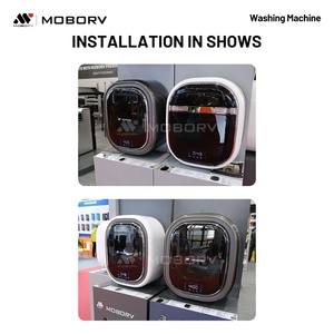 MOBORV Accessoires et Équipements <span class=keywords><strong>pour</strong></span> <span class=keywords><strong>Camping</strong></span>-<span class=keywords><strong>Car</strong></span>, Lave-Linge Séchant Mini Automatique <span class=keywords><strong>à</strong></span> Chargement Frontal Mural Certifié CCC - Product Image 6
