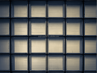 Bloc de verre creux PARALLEL CLEAR, bloc de verre de construction, bloc de verre décoratif à transmission lumineuse