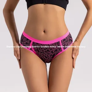 Perizoma da <span class=keywords><strong>Donna</strong></span> Taglie Forti con Stampa Teschio, Antibatterico in <span class=keywords><strong>Viscosa</strong></span>, Comodo e Traspirante, Sportivo a Vita Media, Sexy - Product Image 2