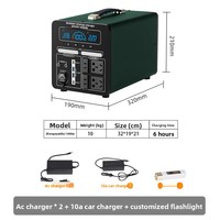 Offre Spéciale – Batterie LiFePO4 Portable d'Extérieur avec Protection Contre les Surcharges, Idéale pour les Voyages en Voiture, Haute Puissance, Grande Capacité, Utilisation sur le Terrain
