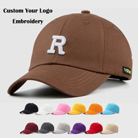 Casquette de baseball 100% coton à 5 panneaux, unisexe, vintage, personnalisée, en jersey uni, avec «papa» sur le devant, base noire personnalisée