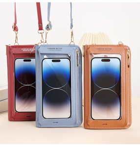 Portefeuille multifonctionnel en sergé <span class=keywords><strong>pour</strong></span> femme, grande capacité, <span class=keywords><strong>pour</strong></span> smartphones, compatible iPhone 15 Pro Max et iPhone 17 - Product Image 5