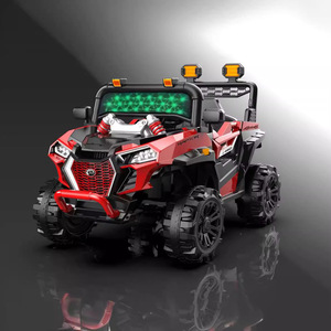 La nouvelle voiture électrique à quatre roues et à double entraînement pour enfants peut s'asseoir jouets de poussette télécommandés de 1 à 7 ans - Product Image 2