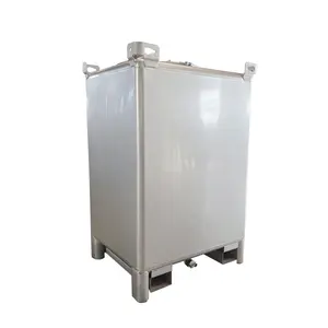 UN 550 Gallon/2000L Stainless Steel Tank/SS 304 SS316 IBC Tank Tote for Diesel Storage and Transportation