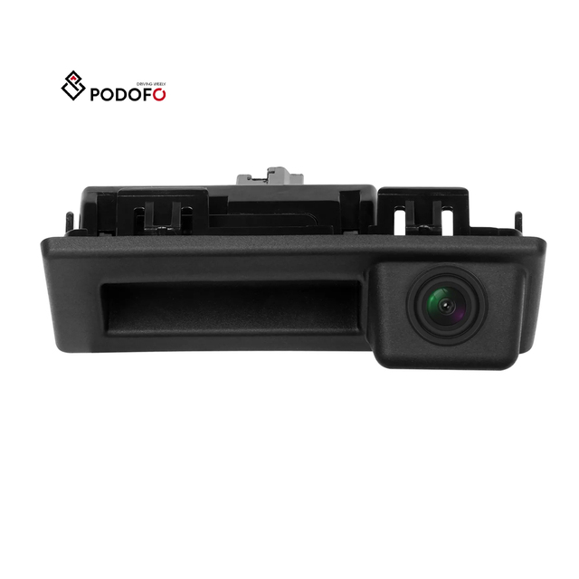 Podofo CVBS&AHD IP67 Rear View Car Back Reverse Camera Night Vision Parking Assistance Camera for Volkswagen/Audi/SKODA