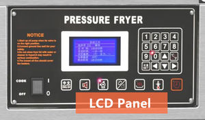 Fábrica de comida rápida cocina freidora a presión eléctrica PFE-600L automática de equipos de cocina de Caballero de pollo: - Product Image 2