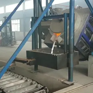 Verkauf Aluminium Barren guss maschine Aluminium Schmelztiegel 15 Tonnen Induktion sofen