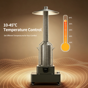 Chauffage radiant diesel portable avec minuterie 0-24h et interrupteur de basculement électronique 130-200 ㎡   Chauffage à l'huile à grande surface de chauffage - Product Image 1
