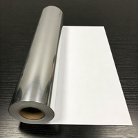 Rouleau de papier enduit d'aluminium imperméable pour l'emballage de snacks, chocolats et cosmétiques
