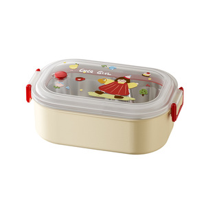 Cute Girl Stainless Steel Lunch Box 1-3L Microwave Safe For Office Use - Product Image 5