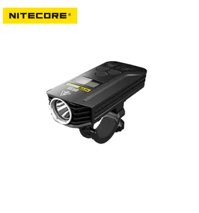 NITECOREBR35自転車LEDライトマイクロUSB充電式OLEDディスプレイ1,800ルーメン、デュアルディスタンスビーム内蔵リチウムイオンバッテリー