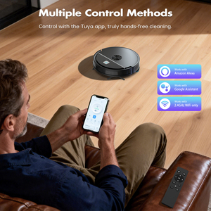 Robot aspirateur et serpillière intelligent pour la maison, nettoyage intelligent à sec et humide, commande à distance par application, robot de nettoyage automatique - Product Image 5