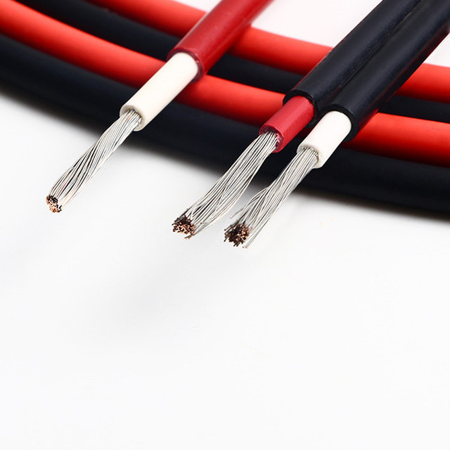 High quality standard 4mm 6mm 10mm 16mm single core electrical cable wire dc solar cable for solar panel cable