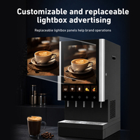 Distributeur automatique de café 50S : Machine à café instantané en libre-service sans surveillance avec une variété de saveurs au choix