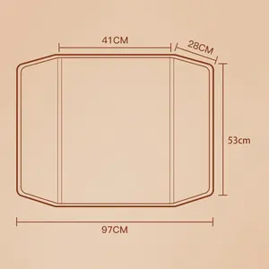 Calentador Eléctrico Portátil <span class=keywords><strong>de</strong></span> 3 Lados para Debajo del Escritorio, Plegable, <span class=keywords><strong>de</strong></span> Bajo Ruido, Calentador <span class=keywords><strong>de</strong></span> Pies para Piernas, Tobillos y Pies - Product Image 6