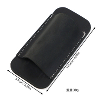 Étui à couteau en cuir PU minimaliste et discret, réglable, portable, sac à couteau de poche, durable, housse EDC pour l'extérieur
