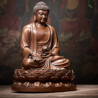 Statue de Bodhisattva Avalokitesvara en bronze antique Feng Shui pour décoration de salon, moulage métallique, 29 cm, vente en gros