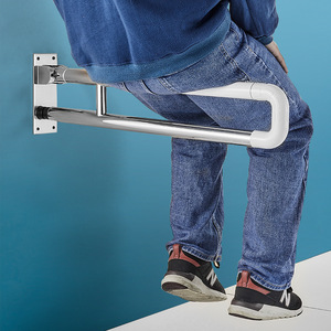 Barre d'appui murale antidérapante en acier inoxydable 304 pour salle de bain, pour personnes âgées et handicapées - Product Image 4