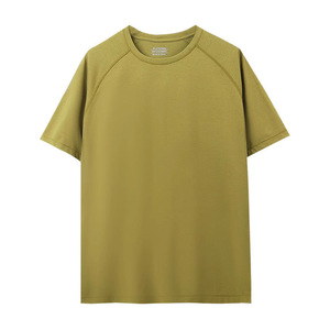 T-shirt personnalisé à manches courtes en polyester, séchage rapide, couleur unie, vêtements de loisirs pour événements d'équipe et uniformes - Product Image 2