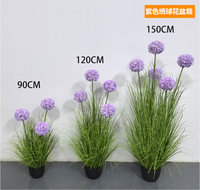Bunga Hydrangea Buatan Preserved Real Touch, Batang Tinggi, Tahan UV, Tahan Api, Mirip Bunga Asli