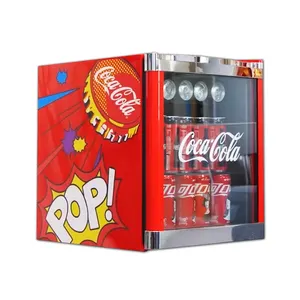 Comercial Frost Free Mini Geladeira Refrigerador Personalizado Vertical Refrigerantes Geladeira Equipamento De Refrigeração Com Compressor