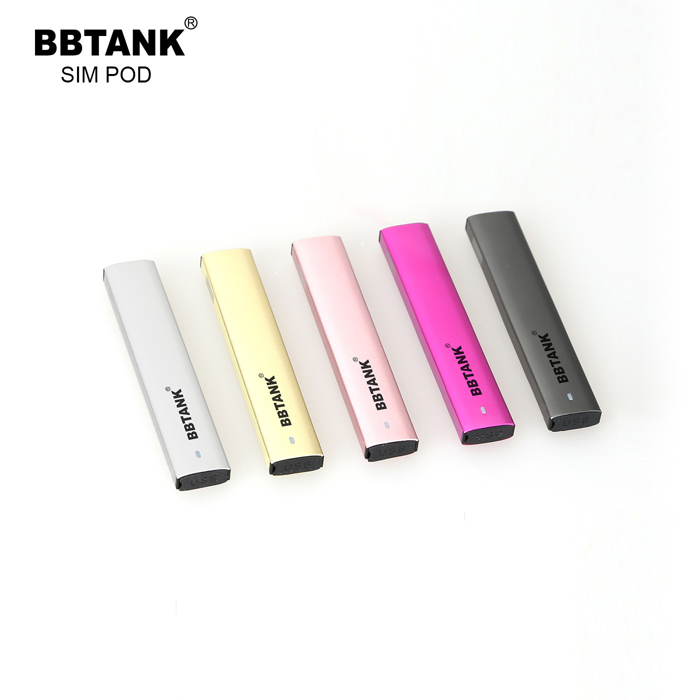 Palm size 1.0ml vaporizer pen cbd oil pen BBtank Sim Pod with packaging box