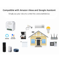 100W/240W bricolage Tuya WiFi sans fil mur intelligent lumière et rideau télécommande Module de commutation