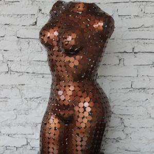 Estatua de Metal Personalizada de Fábrica, Escultura de Cuerpo Humano de Acero Inoxidable en Venta - Product Image 1