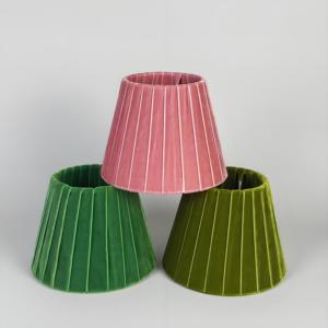 Anpassen Stoff Lampen schirm Tisch lampe Stehlampe Kegel Baumwolle Leinen Blumen Plissee Plain Lampen schirme Hochzeits veranstaltungen Dekoration