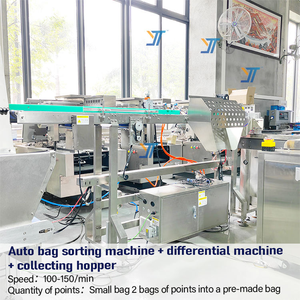 Chất lượng tốt bột tự động chất lỏng hạt nhỏ Dải trở lại con dấu túi nhỏ phân loại máy + Stick bagging máy đóng gói - Product Image 5