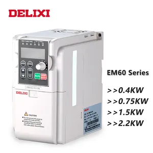 Delixi EM60 Ac Drive 380V 3.7Kw 3 Fasi di ingresso voltronic inverter per pompa di pressione