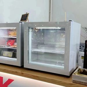 ミニガラスドア冷凍庫55Lホワイト商用格安価格 - Product Image 6