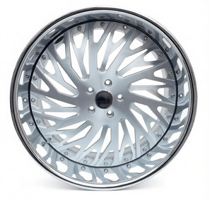 Maßgefertigte Gebürstete Geschmiedete Leichtmetallfelgen 100mm Lochkreis 5x112/5x115/5x127 6*139,7 20-26 Zoll 2/3-teilig Mesh-Design Rucci Felgen - Product Image 5