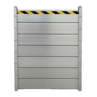 Barrière anti-inondation en aluminium, barrière anti-inondation prouvée par l'industrie, déflecteur d'inondation pour garage, porte de maison, contrôle des inondations, barrière anti-eau