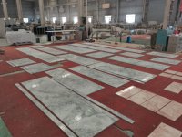 SH STONE Dalle de comptoir en quartzite super blanche polie sur mesure Design de luxe moderne pour Table îlot de cuisine Pierre naturelle